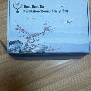 Meditation Bonsai Zen Garden - Blue